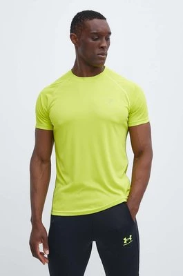 Fila t-shirt do biegania Rozzano kolor żółty gładki FAM0630