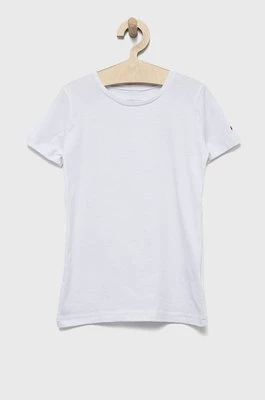 Fila t-shirt dziecięcy kolor biały gładki
