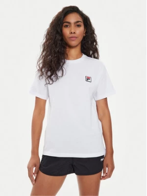 Fila T-Shirt FAW0698 Biały Regular Fit