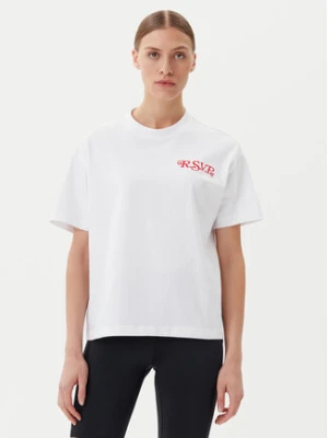 Fila T-Shirt Leffinge FAW1029 Biały Loose Fit