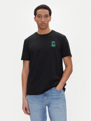 Fila T-Shirt Lennik FAM0883 Czarny Regular Fit