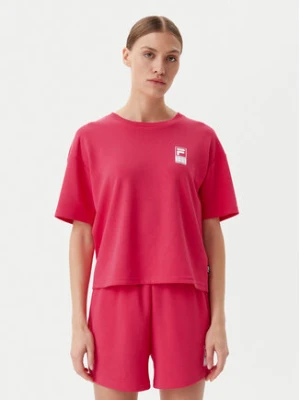 Fila T-Shirt Lisakovsk FAW1044 Różowy Loose Fit