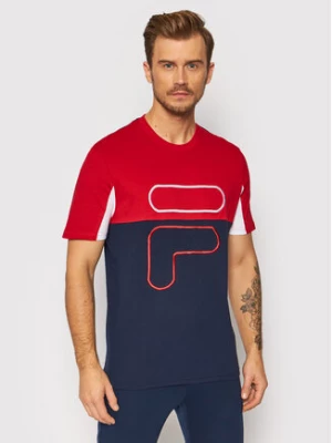 Fila T-Shirt Paton Blocked 683451 Kolorowy Regular Fit