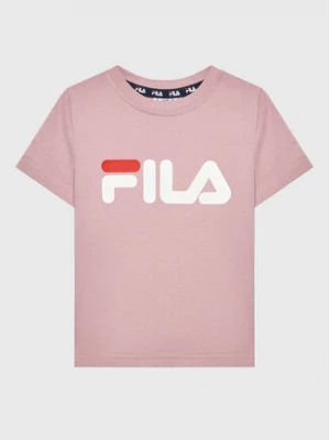 Fila T-Shirt Sala Logo FAK0089 Różowy Regular Fit