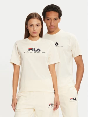 Fila T-Shirt Unisex Bedburg FAU0147 Écru Regular Fit