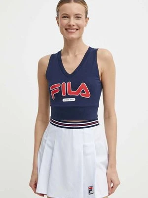 Fila top Laixi damski kolor granatowy FAW0748