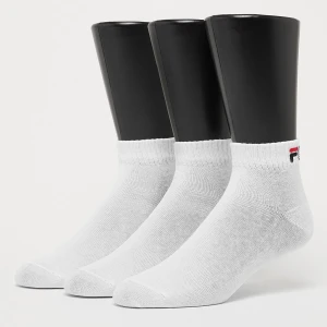 FILA 3 PACK - Unisex Training Socks  F9300 uniseks Skarpety biały rozmiar Odzież