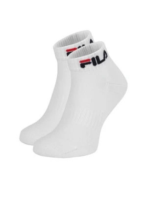 Fila Zestaw 2 par niskich skarpet unisex F4403-AW24 (2-pack) Biały
