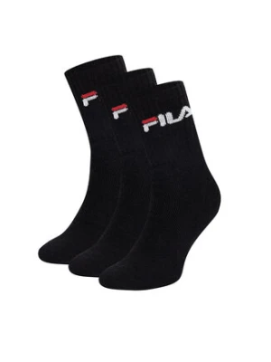 Fila Zestaw 3 par wysokich skarpet unisex F9505-AW24 (3-pack) Czarny