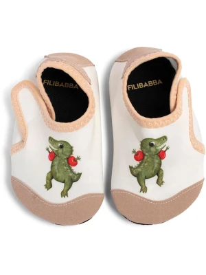 Filibabba Buty kąpielowe "Dino Beach" w kolorze białym rozmiar: 28/29