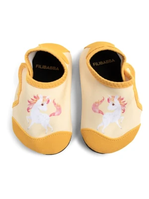 Filibabba Buty kąpielowe "Unicorn Shores" w kolorze żółtym rozmiar: 26/27