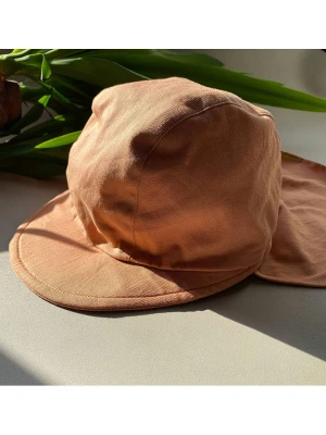 Filibabba Czapka w kolorze pomarańczowym z osłoną karku rozmiar: onesize