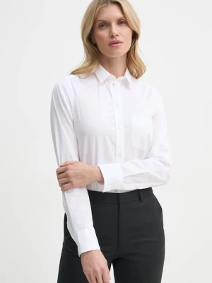 Filippa K koszula damska kolor biały regular z kołnierzykiem klasycznym 29100