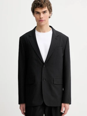 Filippa K marynarka z dodatkiem wełny męska kolor czarny 31998