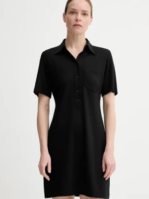 Filippa K sukienka kolor czarny mini prosta 31746.FK