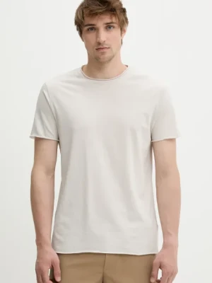 Filippa K t-shirt bawełniany męski kolor szary gładki 28474