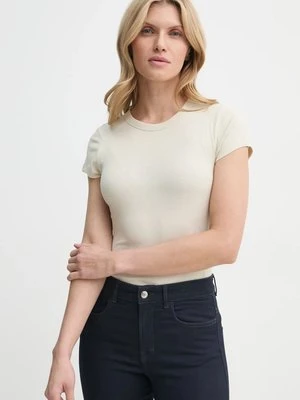 Filippa K t-shirt damski kolor beżowy 28500