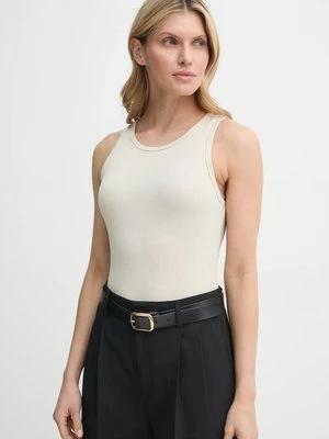 Filippa K top damski kolor beżowy 28497