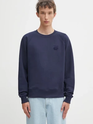 Filling Pieces bluza bawełniana Embroidered Knot męska kolor granatowy gładka 422530500143
