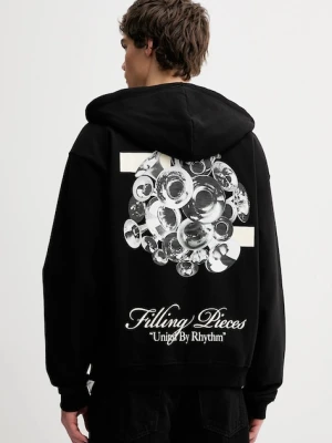 Filling Pieces bluza bawełniana Zip Hoodie Bouquet
