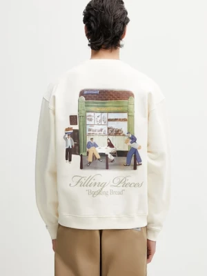 Filling Pieces bluza oversize męska bawełniana Bakery beżowy