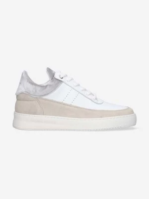 Filling Pieces buty zamszowe Low Eva kolor biały 51325071975