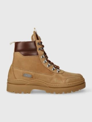 Filling Pieces buty zamszowe Mountain Boot Quartz męskie kolor brązowy 63333369985