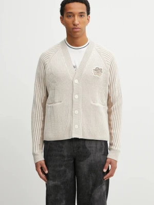 Filling Pieces Knit Cardigan kardigan z dodatkiem wełny męski