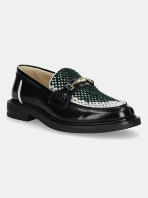 Filling Pieces półbuty skórzane Loafer Rugby Degrade męskie kolor czarny 122511303248