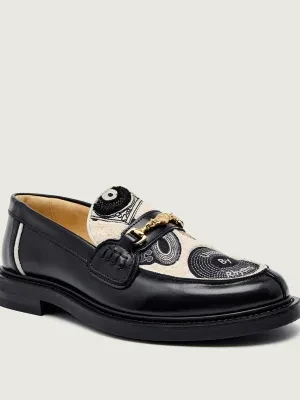 Filling Pieces Skórzane loafersy Vinyl | shearling