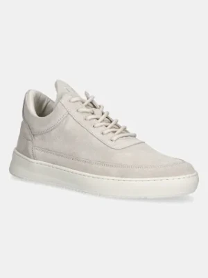 Filling Pieces sneakersy Low Top Suede Organic męskie kolor beżowy 10122792203
