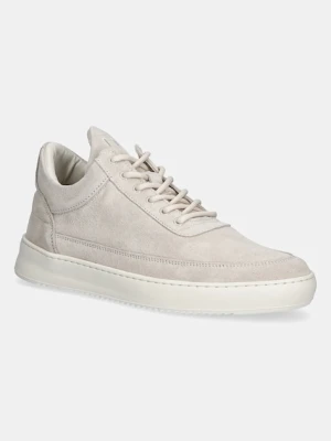 Filling Pieces sneakersy Low Top Suede Organic męskie kolor beżowy 10122792203