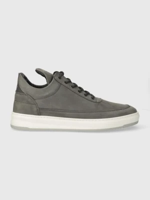 Zdjęcie produktu Filling Pieces sneakersy nubukowe Low Top Base kolor szary 10120591002