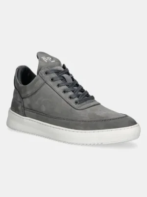 Filling Pieces sneakersy nubukowe Low Top Ripple Nubuck męskie kolor szary 25122841874