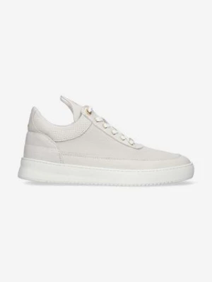 Filling Pieces sneakersy skórzane Low Top Aten kolor szary 10126591890