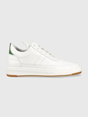 Filling Pieces sneakersy skórzane Low Top Bianco