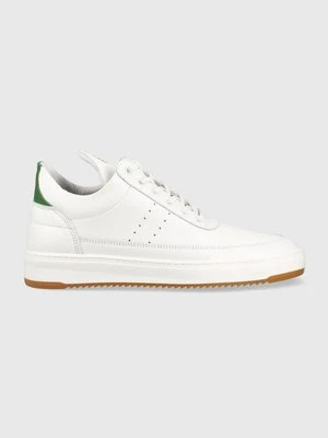 Filling Pieces sneakersy skórzane Low Top Bianco kolor biały 10127791926 10127791926-Green