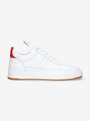 Filling Pieces sneakersy skórzane Low Top Bianco kolor biały 10127791929