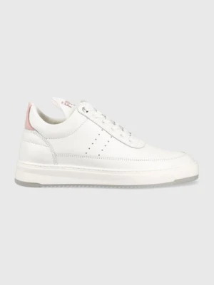 Filling Pieces sneakersy skórzane Low Top Bianco kolor biały 10127792081 10127792081-Rosa