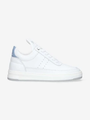 Filling Pieces sneakersy skórzane Low Top Bianco kolor biały 10127793008