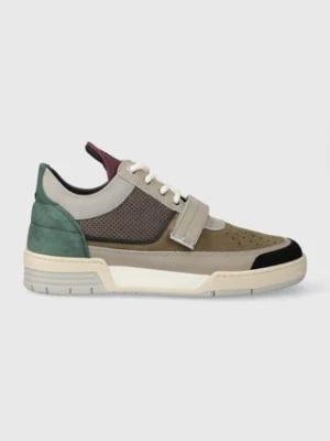 Filling Pieces sneakersy skórzane Low Top Blaze kolor szary 10125691002