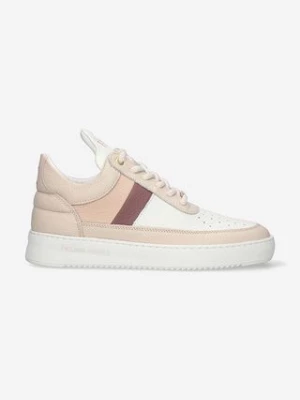 Filling Pieces sneakersy skórzane Low Top Game kolor beżowy 10133151888