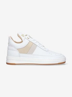 Filling Pieces sneakersy skórzane Low Top Game kolor biały 10133151919