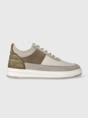 Filling Pieces sneakersy skórzane Low Top Game kolor szary 10133151174