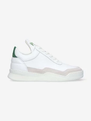 Filling Pieces sneakersy skórzane Low Top Ghost 10120631926 kolor biały 10120631926-WHITE