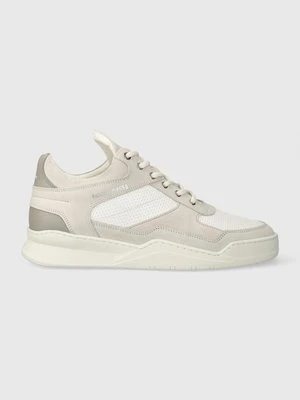 Filling Pieces sneakersy skórzane Low Top Panelled kolor szary 10120631855