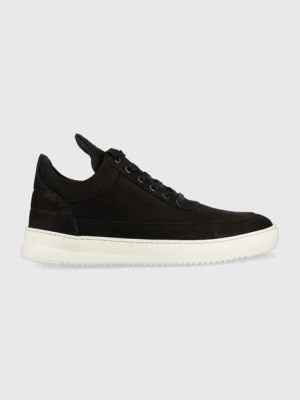 Filling Pieces sneakersy skórzane Low Top Ripple kolor czarny 25121721863 25121721863-1863