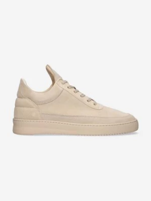 Filling Pieces sneakersy skórzane Low Top Suede kolor beżowy 10122791990