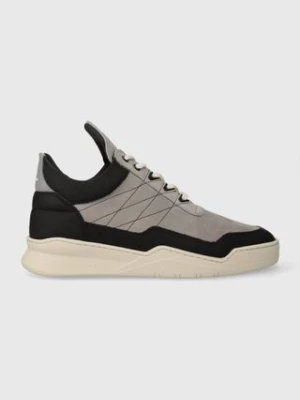 Filling Pieces sneakersy skórzane Low Top Tweek kolor szary 10127681878