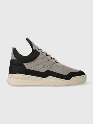 Filling Pieces sneakersy skórzane Low Top Tweek szary